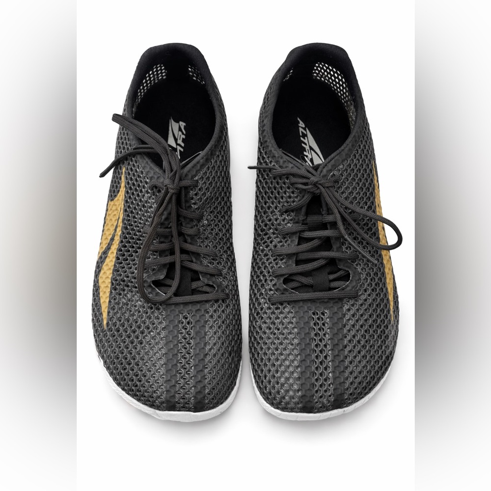 Altra Vanish-R Running Shoes Women’s 7.5 Black Gold Zero Drop Lightweight